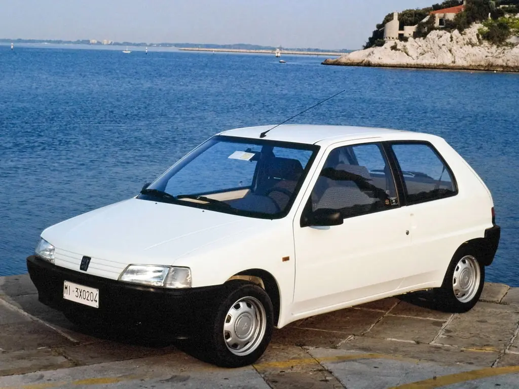 Peugeot 106 (1A,  1C) 1 поколение, хэтчбек 3 дв. (09.1991 - 04.1996)